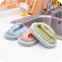 Norse wind powerful decontamination bath cylinder brush Magic Sponge tile brush kitchen supplies wash pot cleaning brush sponge wipe