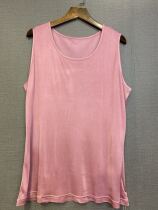 Factory Direct Large Size Silk 100% Knitted Silk Vest Sling A52