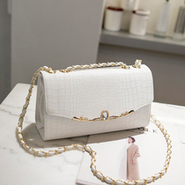 Women's 2019 new Korean fashion shoulder bag messenger bag personality Joker chain bag mini small square bag