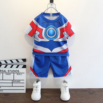 Ottman clothes children boy short sleeve T-shirt summer suit 2022 new wave boy clothing baby two sets