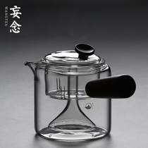 Delusion heat-resistant glass cooking teapot Household pot flower teapot electric pottery stove steaming teapot side handle kettle tea pot
