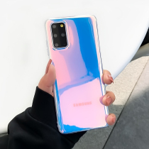 Dazzling Samsung s21ultra mobile phone shell mirror note20ultra personality fashion s20fe Softshell s10 gradient applicable note10 dozen full package s9plu
