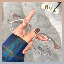 Ouyang Nana Yee Yee Qianxi The same GM glasses female makeup anti-blue light can be equipped with a degree of ultra-light Korean version of alio tide
