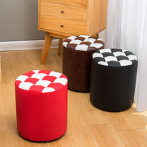 Solid wood shoe stool fashion shoes stool creative leather stool leather stool leather stool small stool sofa stool coffee table bench bench