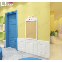 Childrens 3D three-dimensional wall stickers Classroom environment layout Childrens creation bulletin board Home contact bar display board