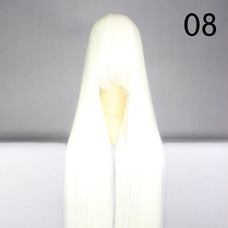 (Pure white) Inuyasha Vampire Knight slick head ghost grandson cos wig long straight 100cm