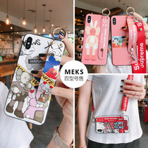 iphone11pro Apple 11promax phone case 11 iPhone xs max phone case xs personality xr Creative x crossbody wristband Apple 8p