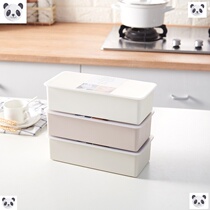 Chopstick tube Chopstick cage Kitchen household tableware storage box Spoon knife and fork Restaurant with lid dustproof chopstick box Portable