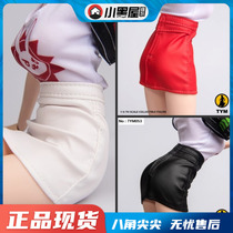 Spot Tianyimei TYM053 1 6 female soldiers dress sexy hip leather skirt suitable for plastic body