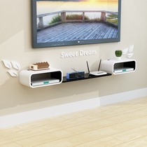 TV set-top box shelf living room simple creative decoration shelf wall cabinet partition bedroom wall shelf Wall Wall Wall