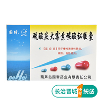 Guodi Gentamicin Sulfate Bismuth Carbonate Capsules 10 Capsules Box