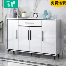 Light luxury door shoe cabinet door simple modern household locker Paint foyer cabinet Entrance cabinet Partition cabinet