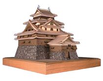 Japan hand-put woodjoe national treasure Matsumoto City model tenon and Tenon wooden structure art crafts