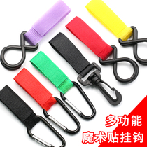 Multifunction Magic Sticker Hook Baby Stroller Hook adhesive strips Mother Sticky Button Magic Hook Kitchen Bathroom Stick Hook