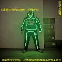 Light bar props electric light dance costume children LE paper pieces people performance costume dance dress dress prom prom costume girl