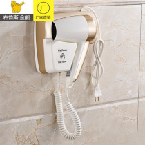 Hotel hair dryer hotel special toilet bathroom home silent electric hair dryer Wall waterproof and non-punching