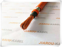 Single-core TRVVP high-flexibility and folding-resistant single-core large-section shielded towline cable