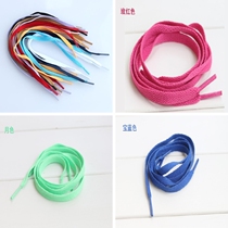 Men and women fixed students drop sports shoes durable straps flat childrens shoelaces short straps children ultra short Baby Color