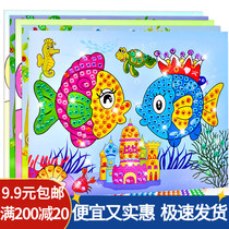 Childrens diamond stickers handmade paste cartoon creative educational toys Kindergarten primary school students prize gifts