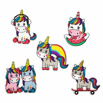 Embroidery of children's patching Unicorn Fashion Box Book of coconut shoes stickers down clothing decorative cloth stickers