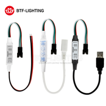 Promotional LED mini controller with multiple effect change WS2811WS2812UCS1903 chip wide pressure plate