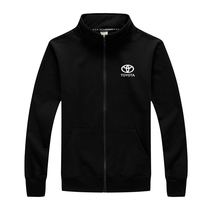 Toyota clothes jacket sweater mens fashion cardigan zipper new casual handsome youth large size off-road e-family customization