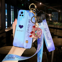 Watercolor vivos7 mobile phone shell Ultra Fire All-bag Lens Anti-Fall Nets Red Ins Wind Liquid Silicone s7 Personality Creative High-end Tide vivos7e New Pint Cute Fashion South Korea Boom s7e