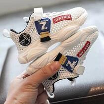 Boys sports shoes 2021 summer New Girls single net shoes baby tide shoes children breathable mesh father shoes