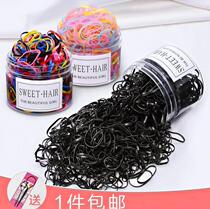 Braid new sweet full wholesale hairclip small children tie hair tie cute girl beef tendon rubber
