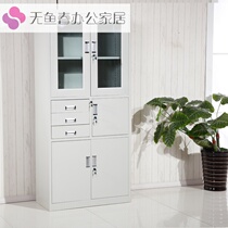 File cabinet with lock office tin kitchen stationery locker bookcase information file cabinet household locker