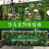 Plant Wall simulation green plant wall decoration fake lawn decoration green plant simulation Lawn Wall net red background wall flower wall