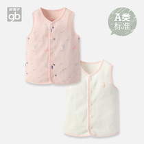 Good boy new spring and Autumn childrens baby vest vest Mens and womens babies wear sleeveless tops in childrens waistcoats