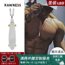 RAWNESS skateboard necklace extreme sports American niche sweater chain Hip Hop Street Fish board longboard