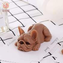 Net red Shapi dog mousse cake mold small milk dog silicone mold puppy dirty Hapi dog rabbit 3d4 inch 6 inch