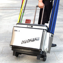 Hard cover thickened fishing rod box Big wheel multi-function fishing bucket Fishing box Fish protection bucket fish can sit on a live fish bucket