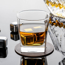  Le Meiya household creative square foreign wine glass Whisky glass set glass Beer cup Water cup teacup