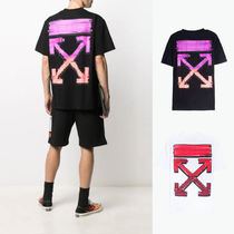 OFF WHITE note pen graffiti arrow T-shirt bigots for two yards OMAA038R21-JER002