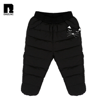 (Websters) Dezi childrens down pants New Girls baby warm wearing windproof white duck down trousers