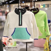 Direct mail r robot Korean robot 21 winter half zipper fleece sweater B29-334-02