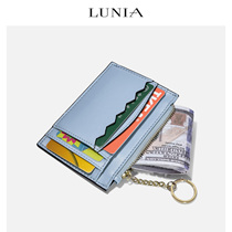 Japan and South Korea simple ultra-thin macaron coin wallet female cute small wallet bank card bag ID driver this bag