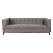 JSM JSM JSM modern solid wood sofa American pastoral retro single double cloth pull three sofa