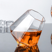 Exit Crystal Glass Whisky Glass Whisky Cup Foreign Wine Cup Creative Diamond Mouther Beer Mug Mug Mug Cup