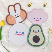 ins Net red with smiling face cute mouse pad small laptop office cartoon student table pad