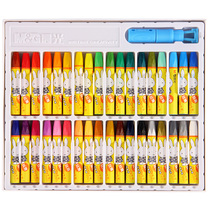 Morning light oil painting stick 36 color 24 color baby crayon children childrens paintbrush color pen set color chalk 18 color kindergarten oil brush painting stick can be washed