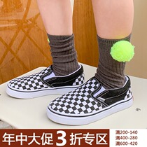 (Mid-year clearance is not refundable) Childrens one-pedal lazy canvas shoes spring new shoes