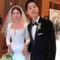 Champagne head yarn headdress Super fairy son Net red photo props retro wedding veil female Bride wedding short