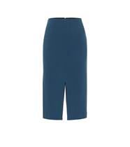 2021 ROLAND MOURET wool crepe pencil skirt