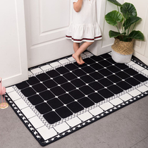 Floor mat Doormat into the door Household floor mat absorbent toilet non-slip mat Door can be cut into the door carpet mat