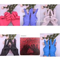 Ins The same beauty shoot fast hand slime packaging video disposable gloves black rose red and so on