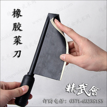 Rubber kitchen knife rubber props simulation kitchen knife stage performance props kitchen knife rubber training kitchen knife unopened blade